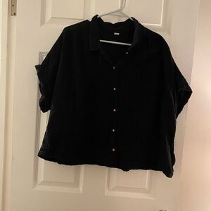 old navy linen top